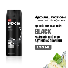 Xịt khử mùi AXE cho nam hương nước hoa Ice Chill/Apollo/Black/Gold Temptation/Dark Temptation 135ml