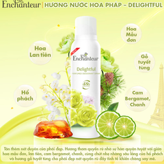 Xịt khử mùi Enchanteur hương nước hoa Charming/Romantic/Sensation/Delightful 150ml