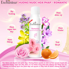 Xịt khử mùi Enchanteur hương nước hoa Charming/Romantic/Sensation/Delightful 150ml