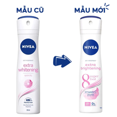 Xịt khử mùi Nivea cho nữ sáng da, mờ vết thâm 150ml