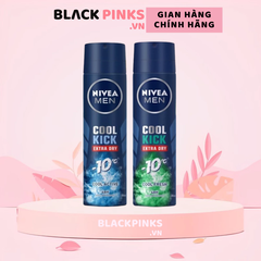 Xịt khử mùi Nivea Men mát lạnh thơm năng động/sảng khoái 150ml