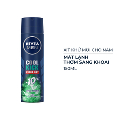 Xịt khử mùi Nivea Men mát lạnh thơm năng động/sảng khoái 150ml
