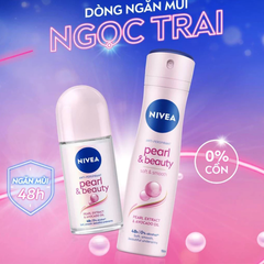 Xịt khử mùi Nivea ngọc trai dưỡng da sáng mịn 150ml