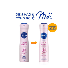 Xịt khử mùi Nivea ngọc trai dưỡng da sáng mịn 150ml