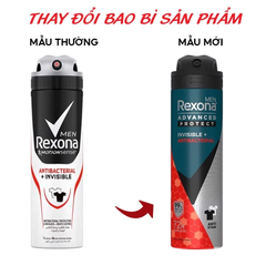 Xịt khử mùi Rexona cho nam khô thoáng Antibac 135ml