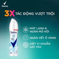 Xịt khử mùi Rexona cho nữ Shower Clean mát lạnh 135ml