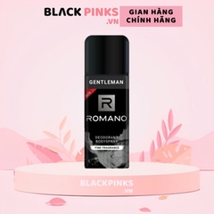Xịt khử mùi Romano hương nước hoa Gentleman/Classic/Force/Attitude 150ml