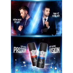 Xịt khử mùi Romano Vip hương Passion/Vision 150ml