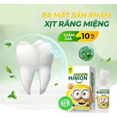 Xịt miệng Minion 50ml cho bé trên 12 tháng tuổi
