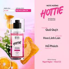 Xịt thơm toàn thân Malissa Kiss hương nước hoa - Hottie/Passion/Tender/Fierce/Desire/Charm/Sweetie/Delight 88ml