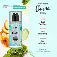Xịt thơm toàn thân Malissa Kiss hương nước hoa - Hottie/Passion/Tender/Fierce/Desire/Charm/Sweetie/Delight 88ml