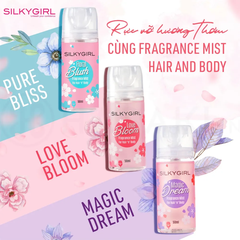 Xịt thơm toàn thân và tóc Silkygirl 50ml