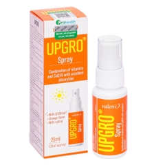 Xịt Valens Upgro Multivitamin hỗ trợ tăng sức đề kháng 25ml cho bé từ 6 tháng tuổi