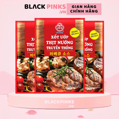 Thùng 60 gói xốt ướp thịt nướng truyền thống Ottogi gói 80g