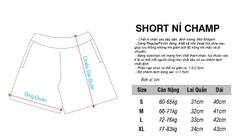 Quần Short Champ 2026