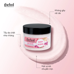 TẨY TẾ BÀO CHẾT MATCHA MILK TEA & HOA HỒNG NIACINAMIDE THEBOL 310GR