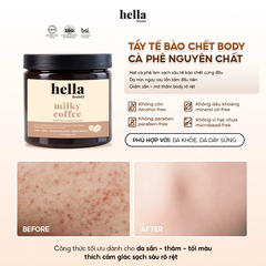 HELLA BEAUTY – TẨY TẾ BÀO DA CHẾT BODY CÀ PHÊ 400gr