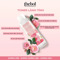 TONER HOA HỒNG THEBOL – CÂN BẰNG DA, DƯỠNG ẨM &amp; LÀM SÁNG