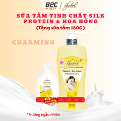 THEBOL - SỮA TẮM TINH CHẤT SILK PROTEIN & HOA HỒNG