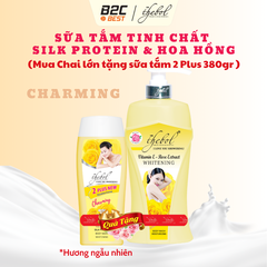 THEBOL - SỮA TẮM TINH CHẤT SILK PROTEIN & HOA HỒNG