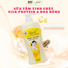 THEBOL - SỮA TẮM TINH CHẤT SILK PROTEIN & HOA HỒNG