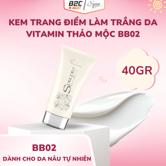 Kem trang điểm làm trắng da vitamin thảo mộc bb02 40gr-  Spapro