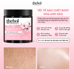 TẨY TẾ BÀO DA CHẾT THEBOL 320GR -  MUỐI HỒNG HOA ANH ĐÀO