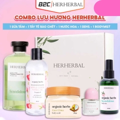 HỘP QUÀ HERHERBAL – COMBO QUÀ TẶNG CHĂM SÓC TOÀN THÂN CHO NỮ