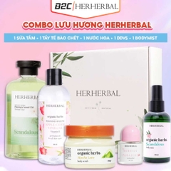 HỘP QUÀ HERHERBAL – COMBO QUÀ TẶNG CHĂM SÓC TOÀN THÂN CHO NỮ