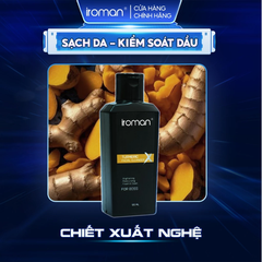 SỮA RỬA MẶT CHO NAM IROMAN 120G