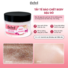 TẨY TẾ BÀO CHẾT ĐẬU ĐỎ & DÂU TẰM NIACINAMIDE THEBOL 310GR