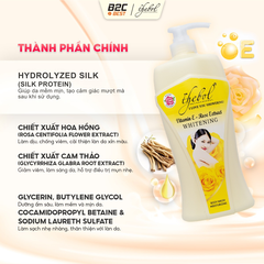 THEBOL - SỮA TẮM TINH CHẤT SILK PROTEIN & HOA HỒNG