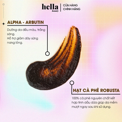 HELLA BEAUTY – TẨY TẾ BÀO DA CHẾT BODY CÀ PHÊ 400gr
