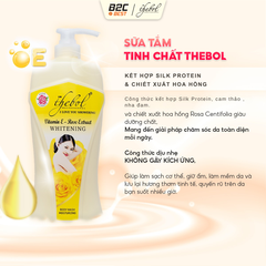 THEBOL - SỮA TẮM TINH CHẤT SILK PROTEIN & HOA HỒNG