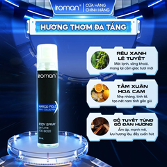 XỊT KHỬ MÙI TOÀN THÂN IROMAN 135ML – HƯƠNG NƯỚC HOA PHÁP CAO CẤP