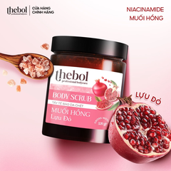 TẨY TẾ BÀO DA CHẾT THEBOL 320GR -  MUỐI HỒNG LỰU ĐỎ