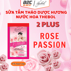 SỮA TẮM THẢO DƯỢC THEBOL 2 PLUS ( DÂY 12 GÓI X 6GR)