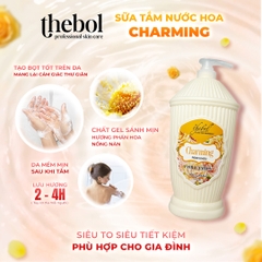 THEBOL - SỮA TẮM HƯƠNG NƯỚC HOA CHARMING 1.5KG – QUYẾN RŨ, CUỐN HÚT