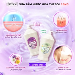 THEBOL - SỮA TẮM HƯƠNG NƯỚC HOA PURPLE ROSE 1.5KG – SANG TRỌNG, QUÝ PHÁI