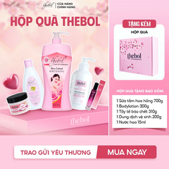 HỘP QUÀ THEBOL  - BỘ 5 CHĂM SÓC CƠ THỂ & NƯỚC HOA