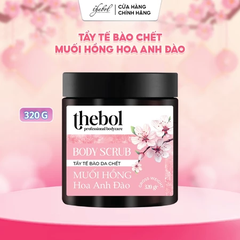 TẨY TẾ BÀO DA CHẾT THEBOL 320GR -  MUỐI HỒNG HOA ANH ĐÀO