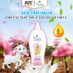 SỮA TẮM  CHIẾT XUẤT TÍNH CHẤT TỰ NHIÊN VALIA 1200G