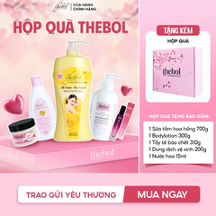 HỘP QUÀ THEBOL  - BỘ 5 CHĂM SÓC CƠ THỂ & NƯỚC HOA