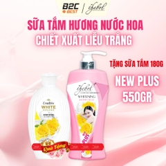 THEBOL - SỮA TẮM CHIẾT XUẤT LIỄU TRẮNG NEW PLUS 550G