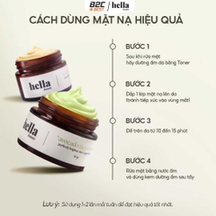 MẶT NẠ NGHỆ DƯỠNG TRẮNG GIẢM THÂM HELLA BEAUTY – 100% TINH CHẤT NGHỆ