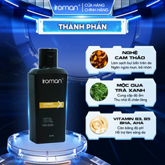 SỮA RỬA MẶT CHO NAM IROMAN 120G
