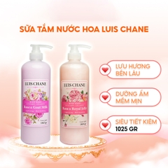 COMBO SỮA TẮM LUISE CHANE B3 VITAMIN GOAT MILK & ROYAL MILK
