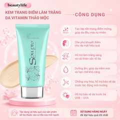 Kem trang điểm làm trắng da vitamin thảo mộc bb02 40gr-  Spapro