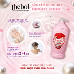 THEBOL - SỮA TẮM HƯƠNG NƯỚC HOA BRIGHT SHINE 1.5KG – LẤP LÁNH, RẠNG NGỜI