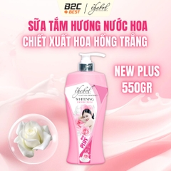 THEBOL - SỮA TẮM CHIẾT XUẤT HOA HỒNG TRẮNG NEW PLUS 550GR
